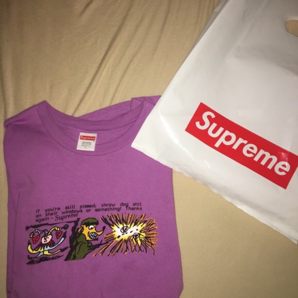 SUPREME AUTHENTIC DOG SH*T TEE